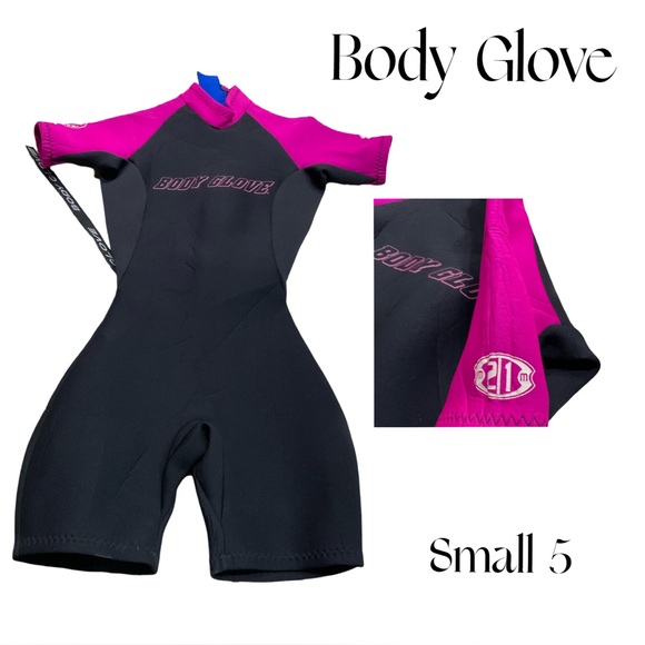 Body Glove Other - Body Glove 2.1 shorty Black and Pink size small 5 women’s WETSUIT EUC